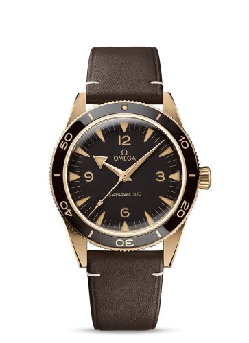 Omega Seamaster 300 Master Chronometer Bronze Gold / Brown / Strap